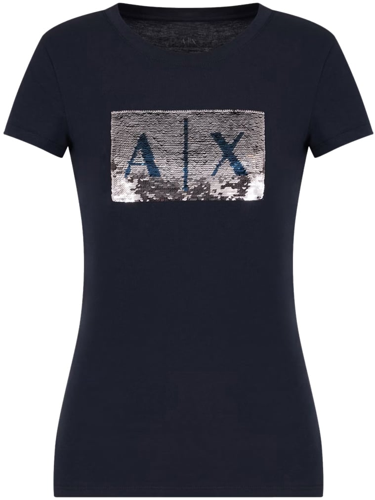 Armani Exchange T-Shirts And Polos Blue Blauw