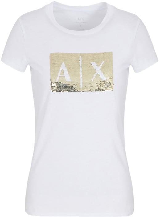 Armani Exchange T-Shirts And Polos White Wit