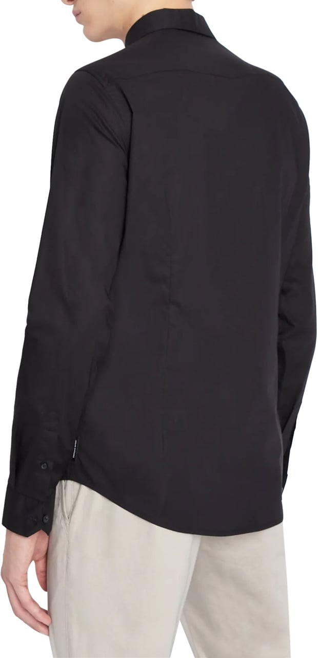 Armani Exchange Shirts Black Zwart