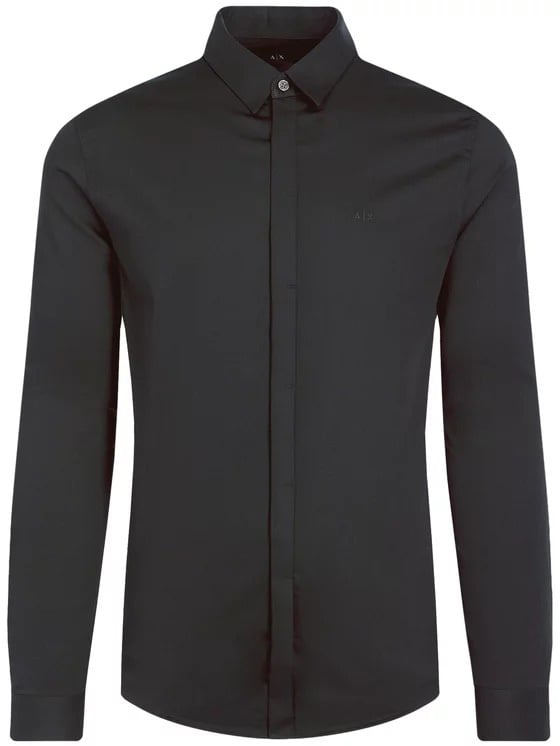 Armani Exchange Shirts Black Zwart
