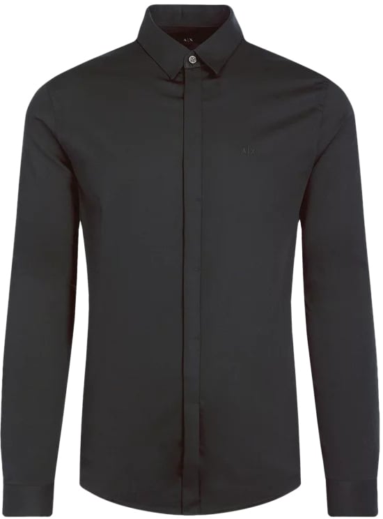 Armani Exchange Shirts Black Zwart