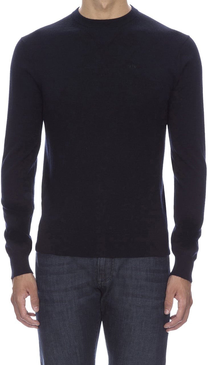 Armani Exchange Sweaters Blue Blauw