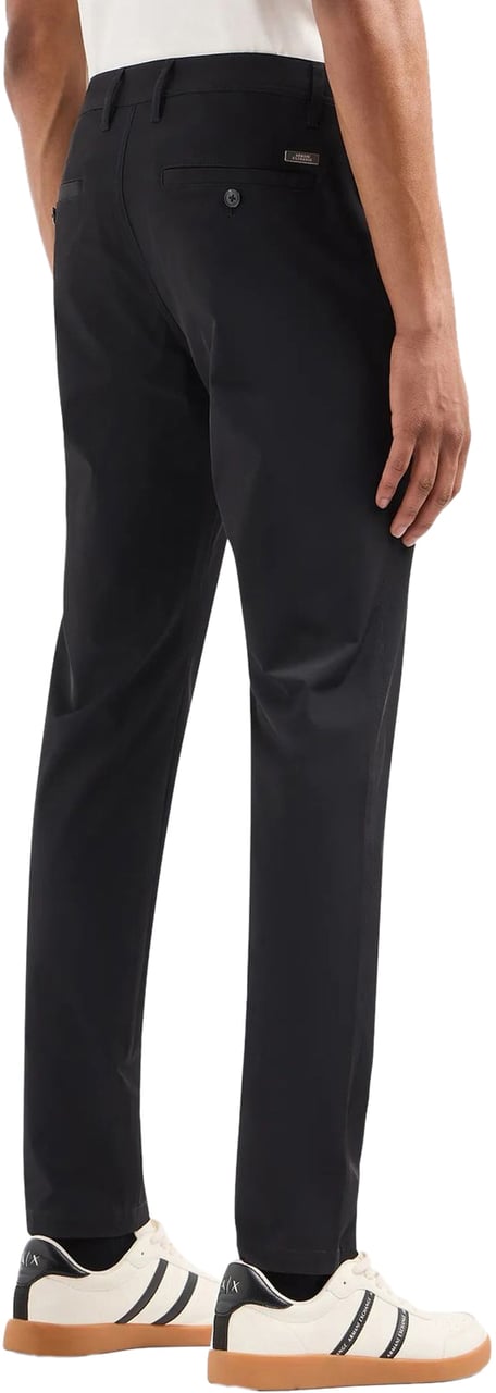 Armani Exchange Trousers Black Zwart