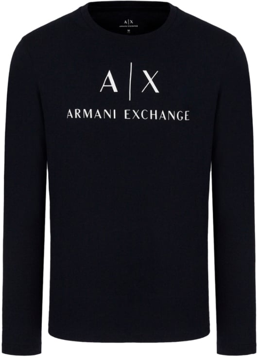 Armani Exchange T-Shirts And Polos Black Zwart