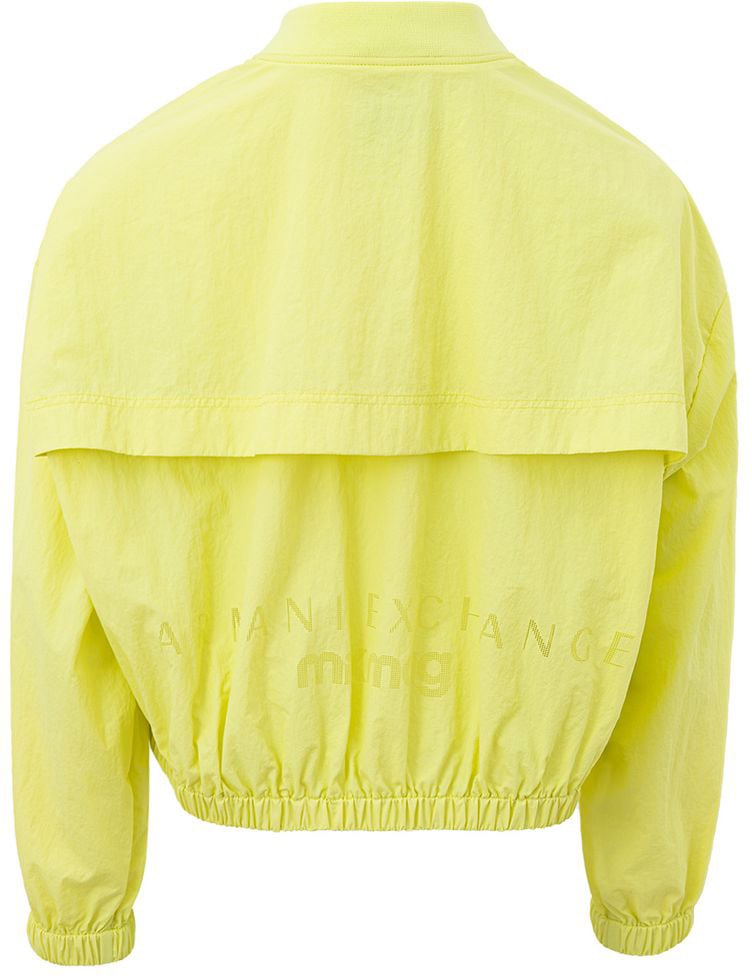 Armani Exchange Armani Exchange Yellow Polyamide Bomber Geel