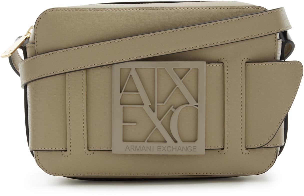 Armani Exchange Crossbody Tas Beige