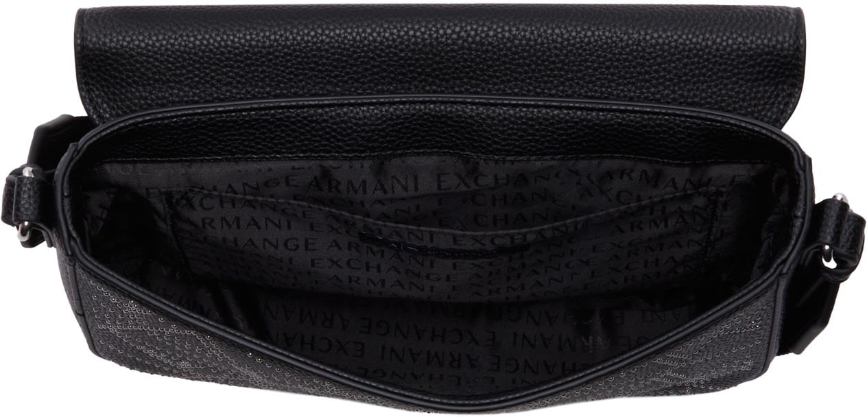 Armani Exchange Crossbody Tas Zwart