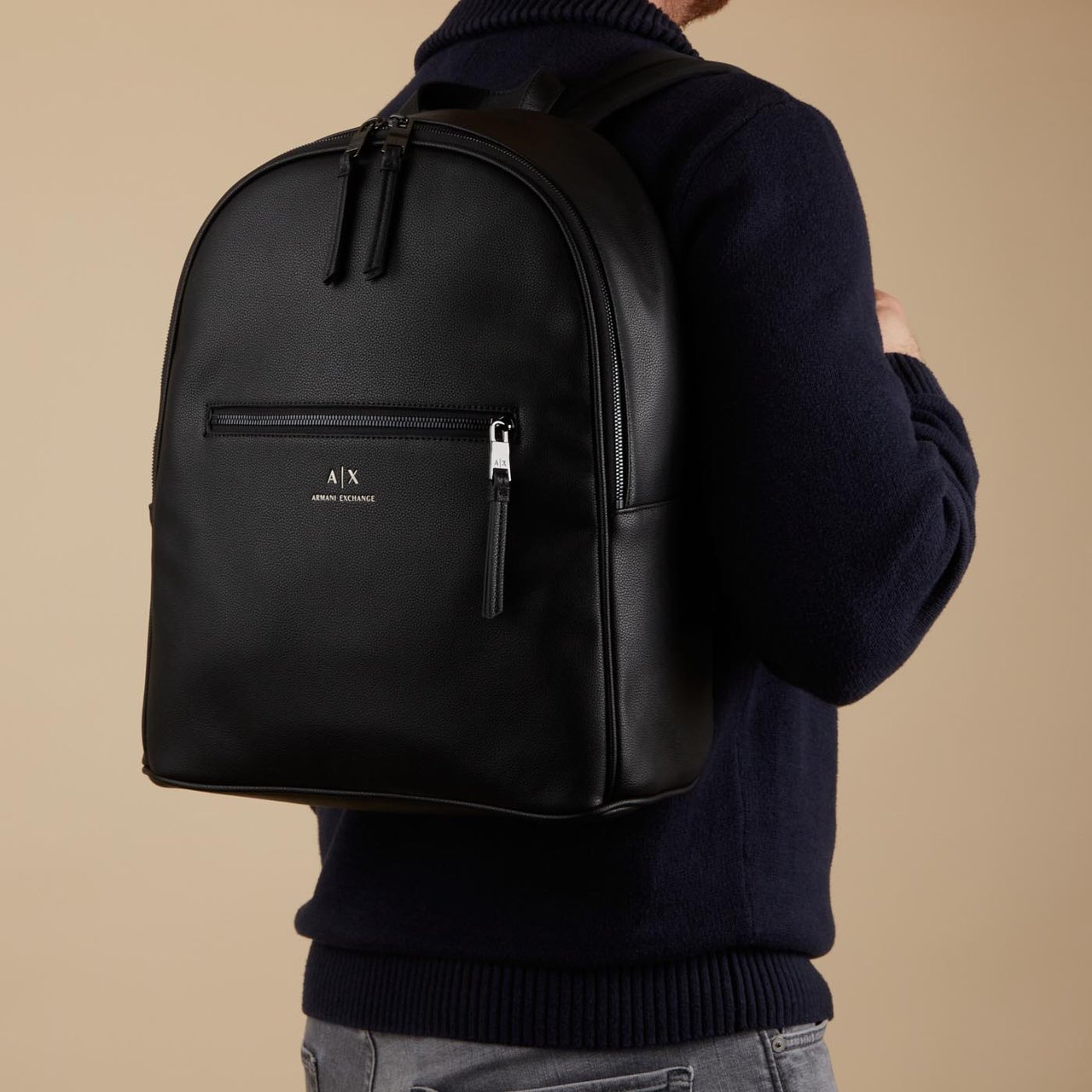 Armani Exchange Zwart Rugzak Zwart