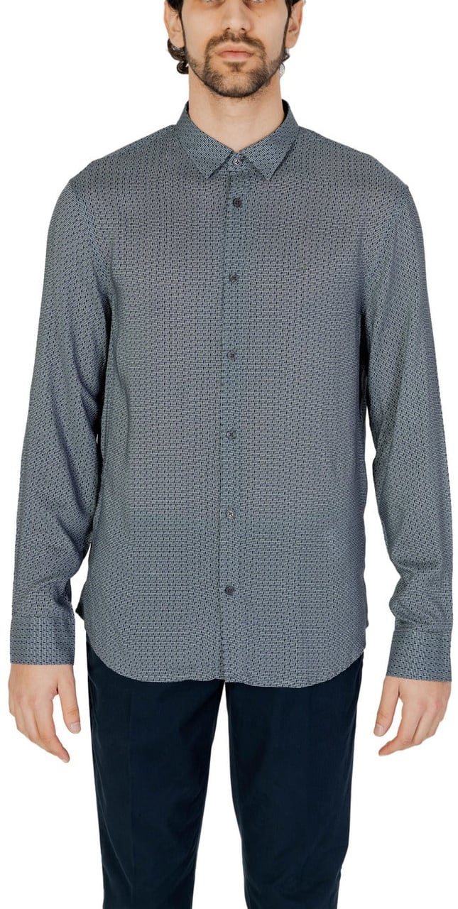 Armani Exchange Armani Exchange Men Shirt Grijs