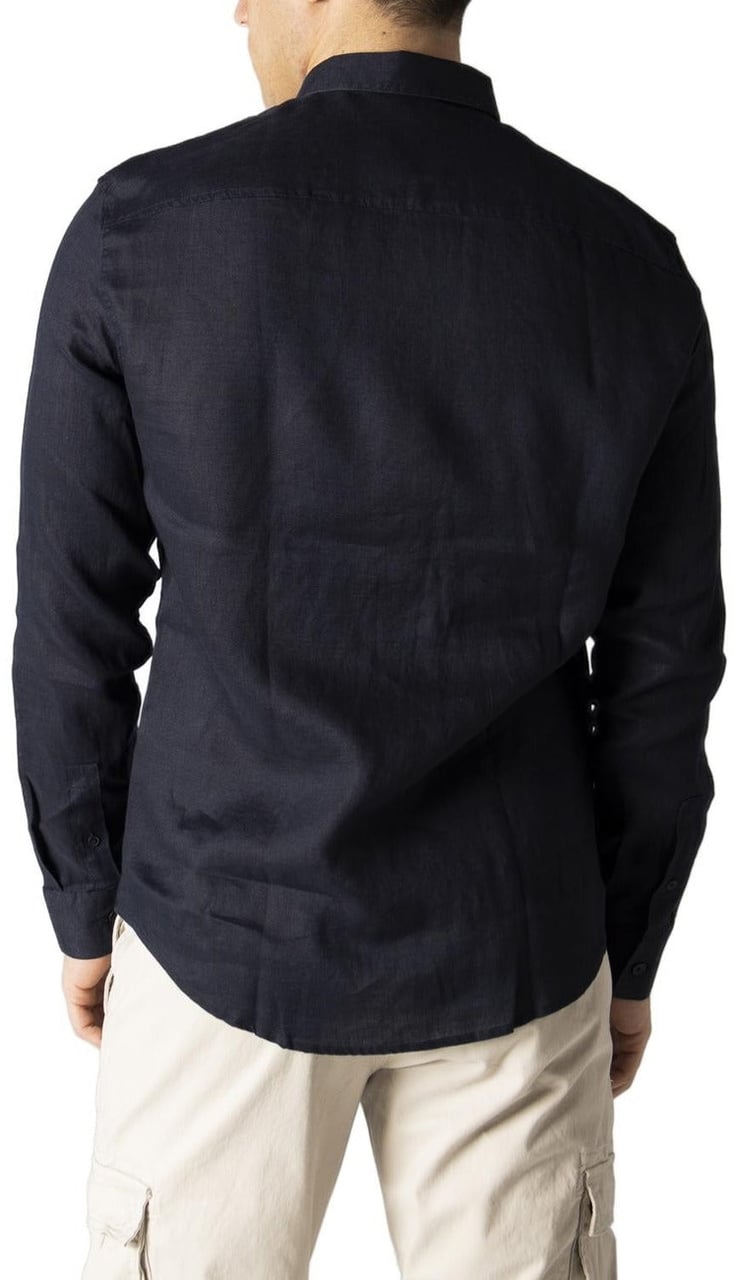 Armani Exchange Armani Exchange Men Shirt Blauw