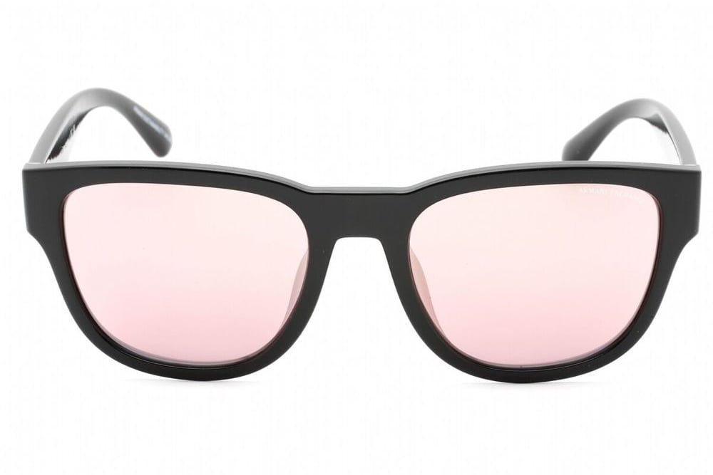 Armani Exchange Black Resin Sunglasses Zwart