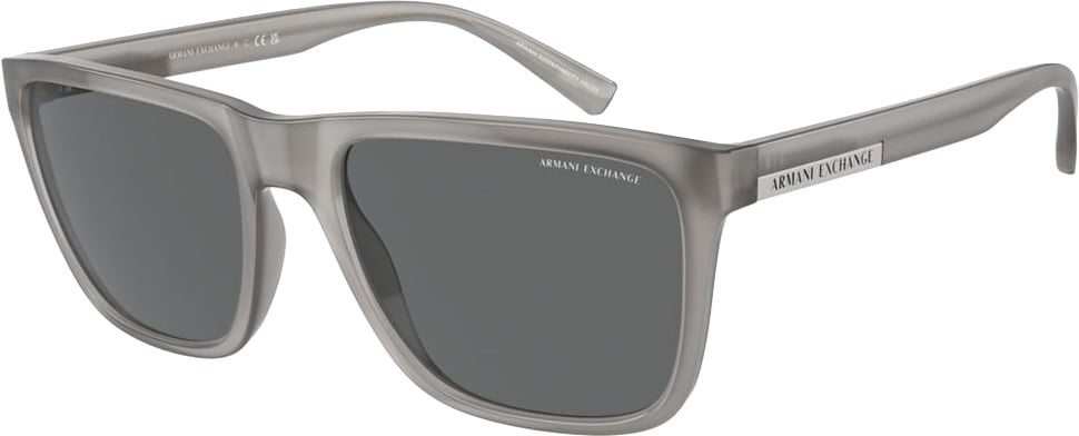 Armani Exchange Gray Resin Sunglasses Grijs