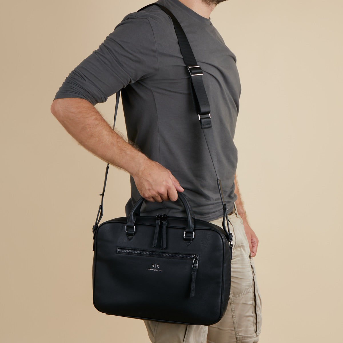 Armani Exchange - Tas - Zwart Zwart