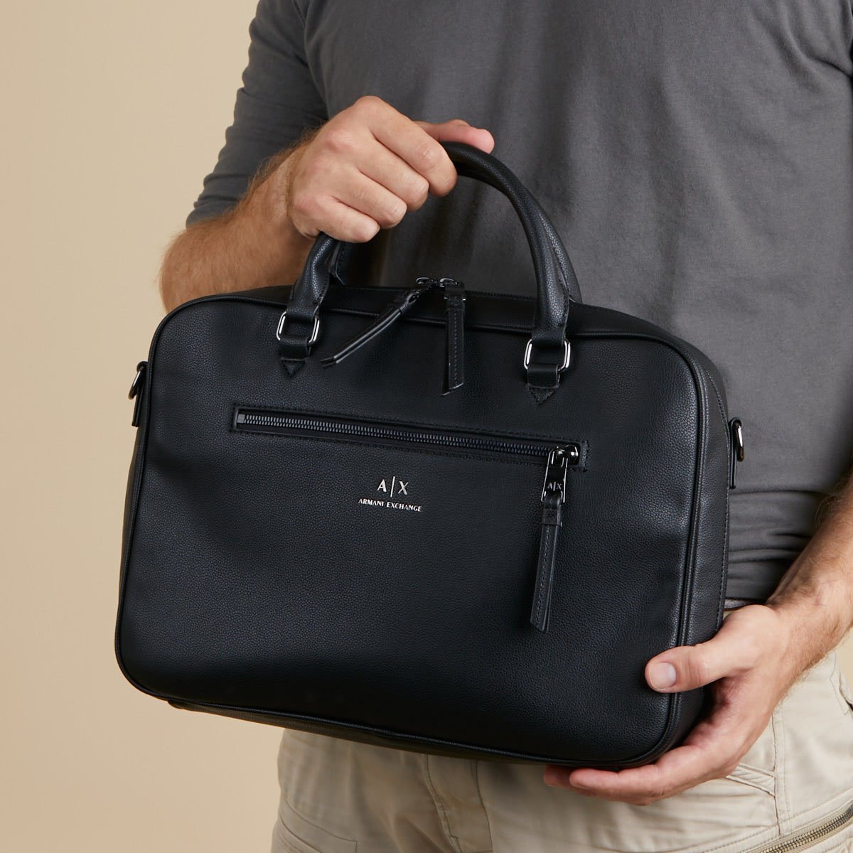 Armani Exchange - Tas - Zwart Zwart