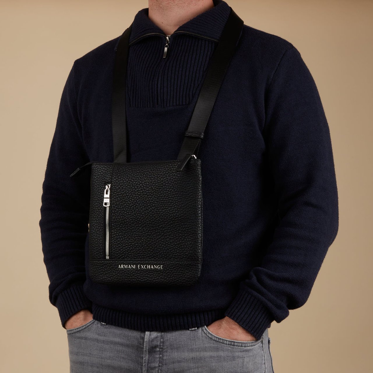 Armani Exchange - Tas - Zwart Zwart