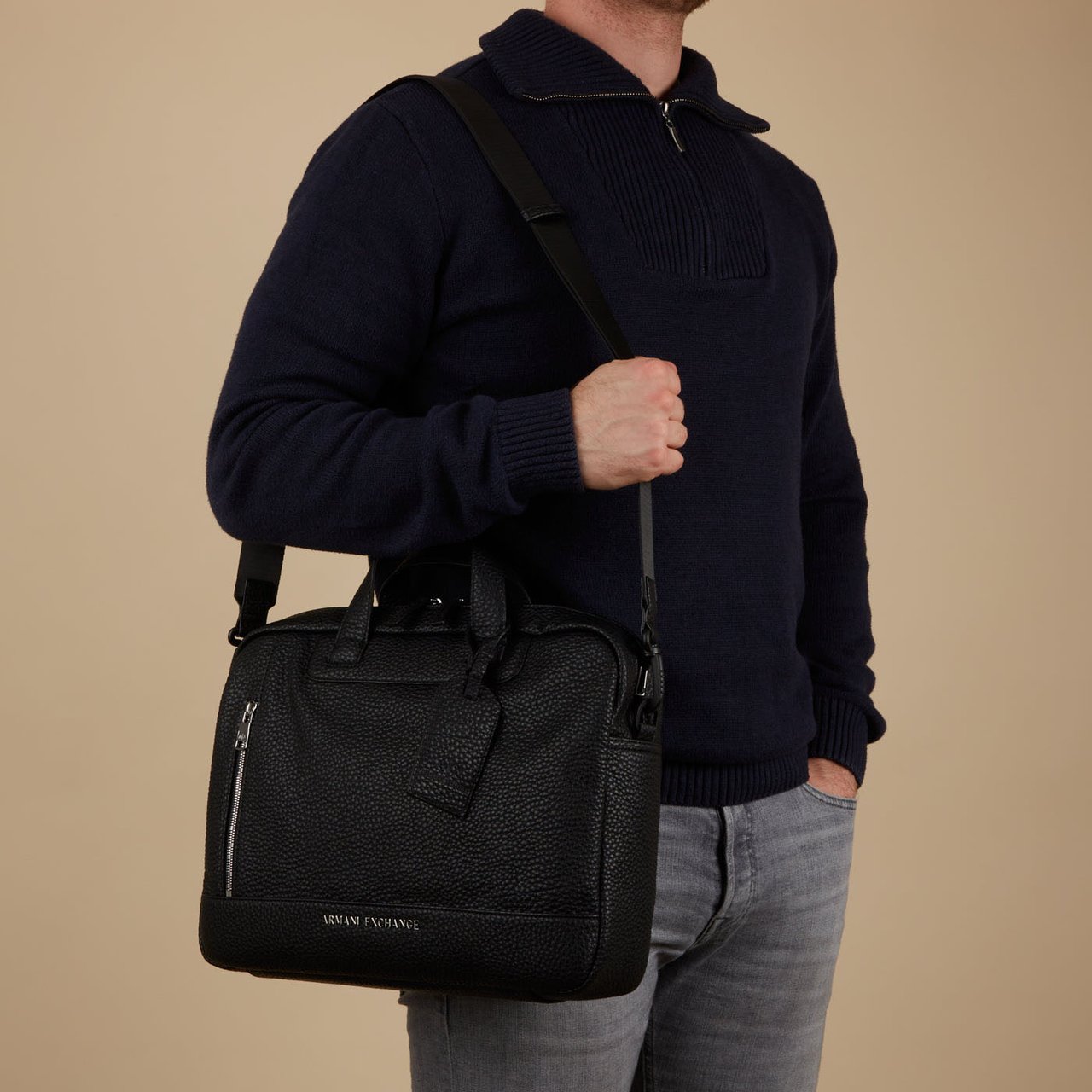 Armani Exchange - Tas - Zwart Zwart