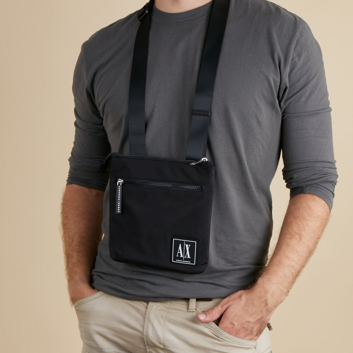 Armani Exchange - Tas - Zwart Zwart