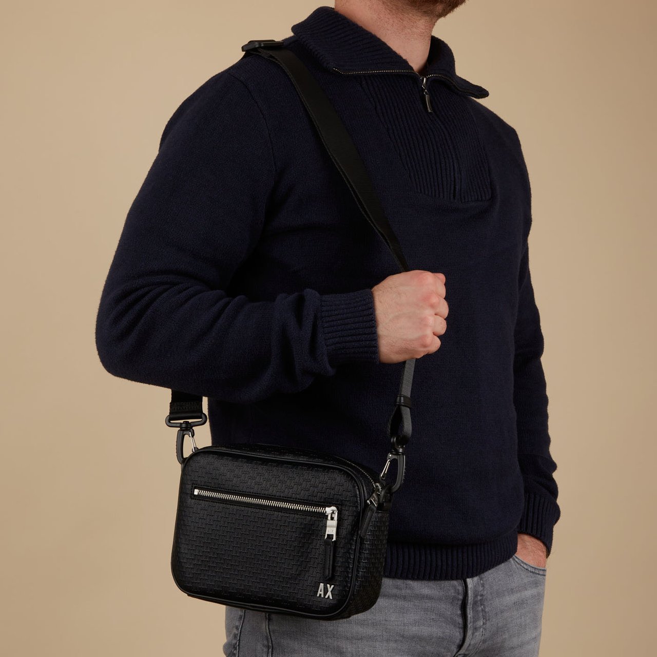 Armani Exchange - Tas - Zwart Zwart