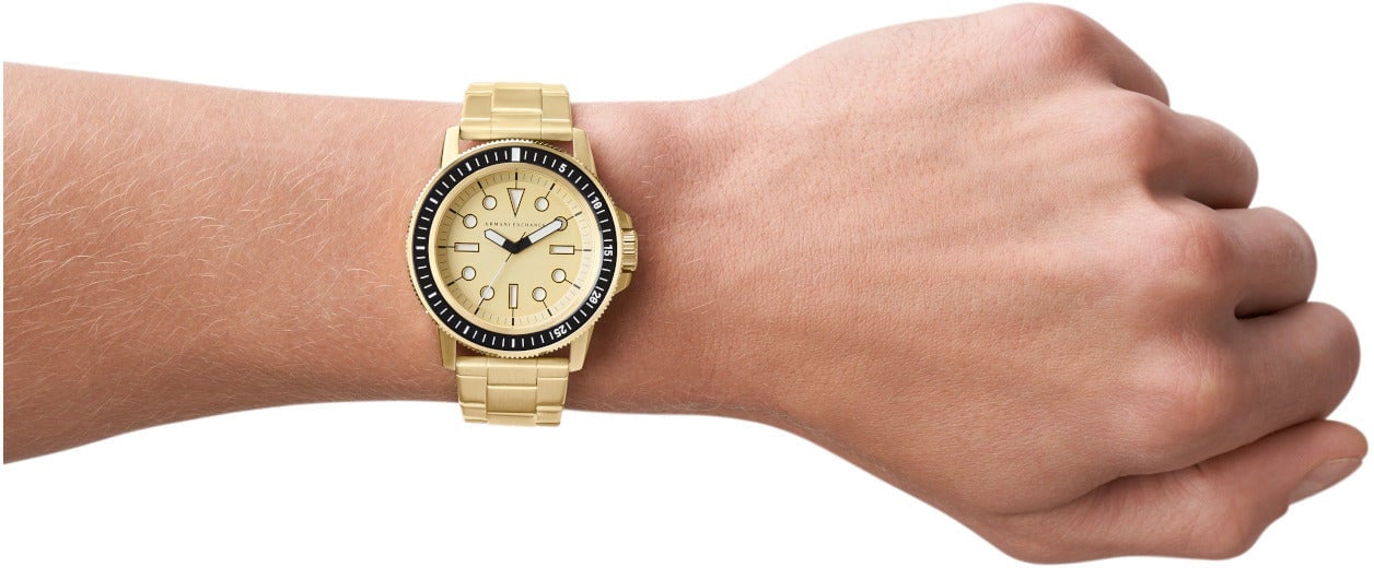 Armani Exchange - Horloge - Goud Goud