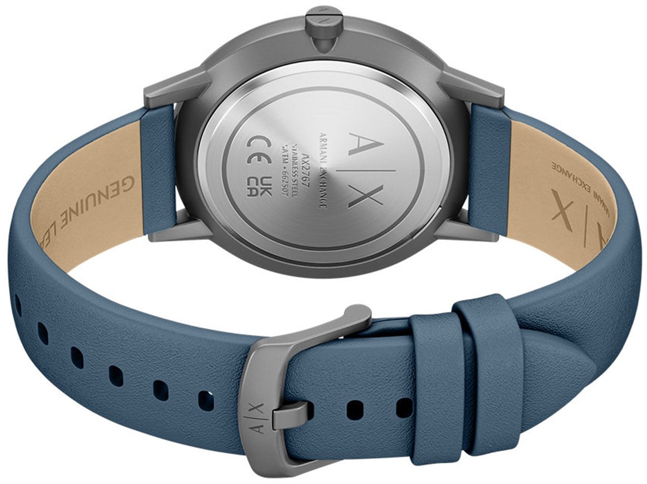 Armani Exchange - Horloge - Blauw Grijs