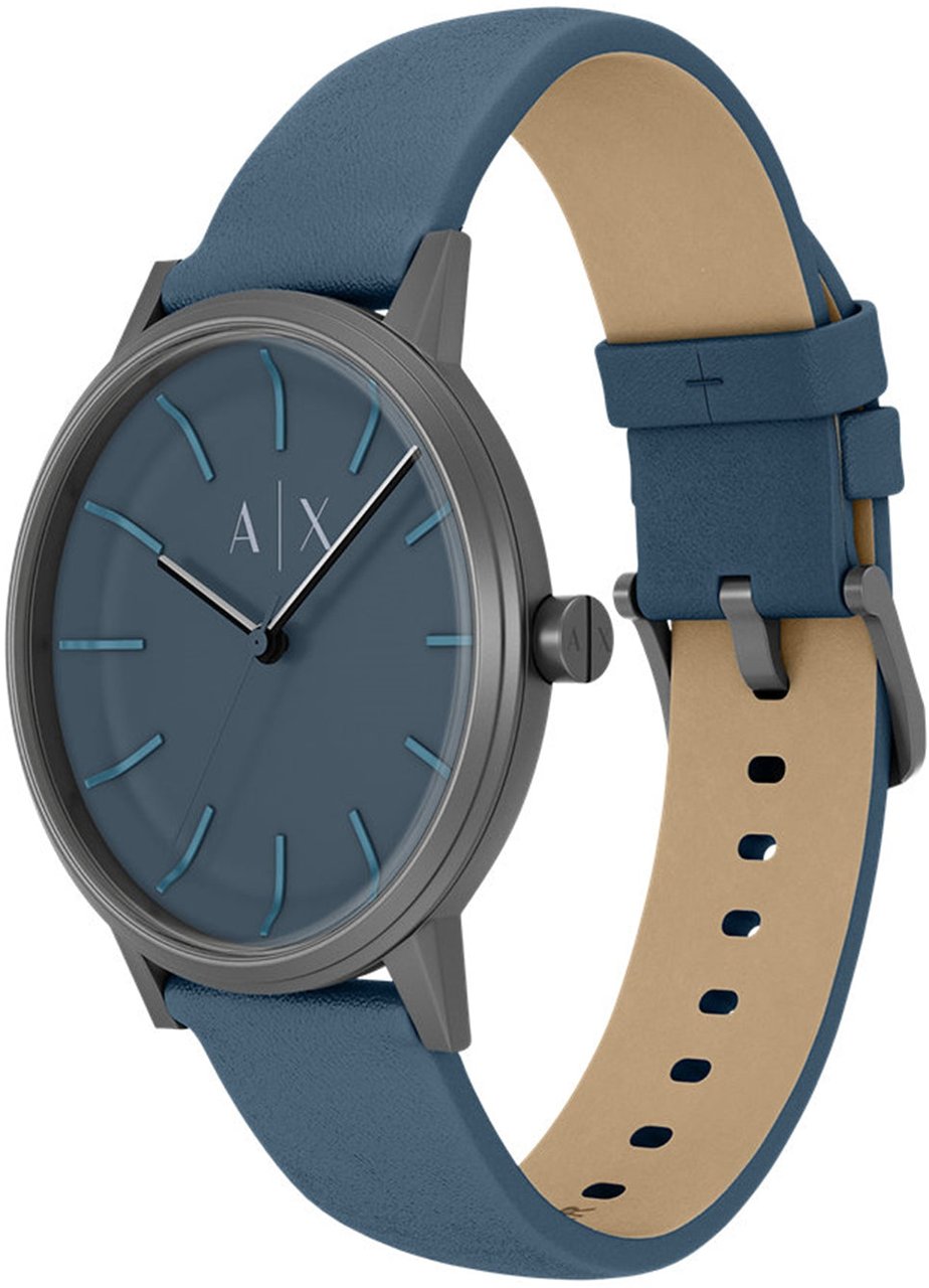 Armani Exchange - Horloge - Blauw Grijs