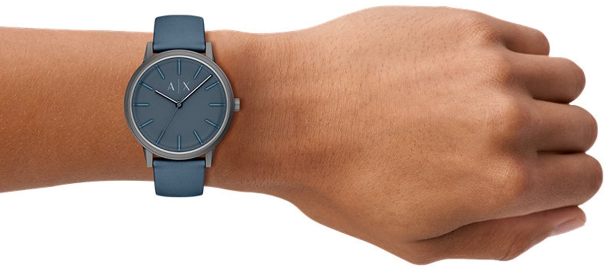 Armani Exchange - Horloge - Blauw Grijs