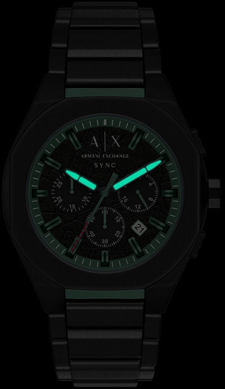 Armani Exchange - Horloge - Zwart Zwart
