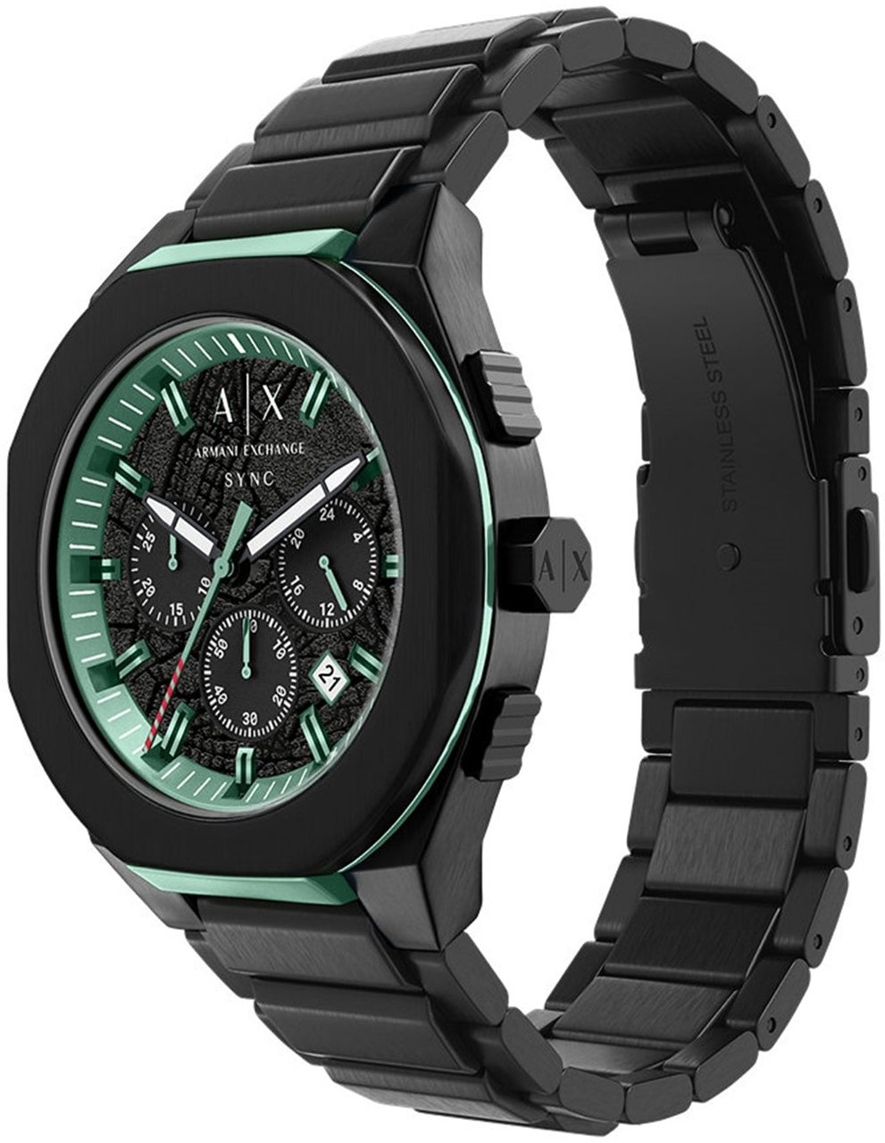 Armani Exchange - Horloge - Zwart Zwart