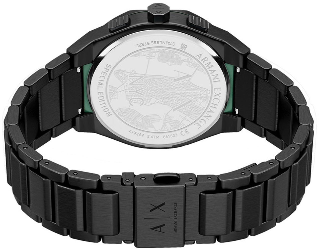 Armani Exchange - Horloge - Zwart Zwart