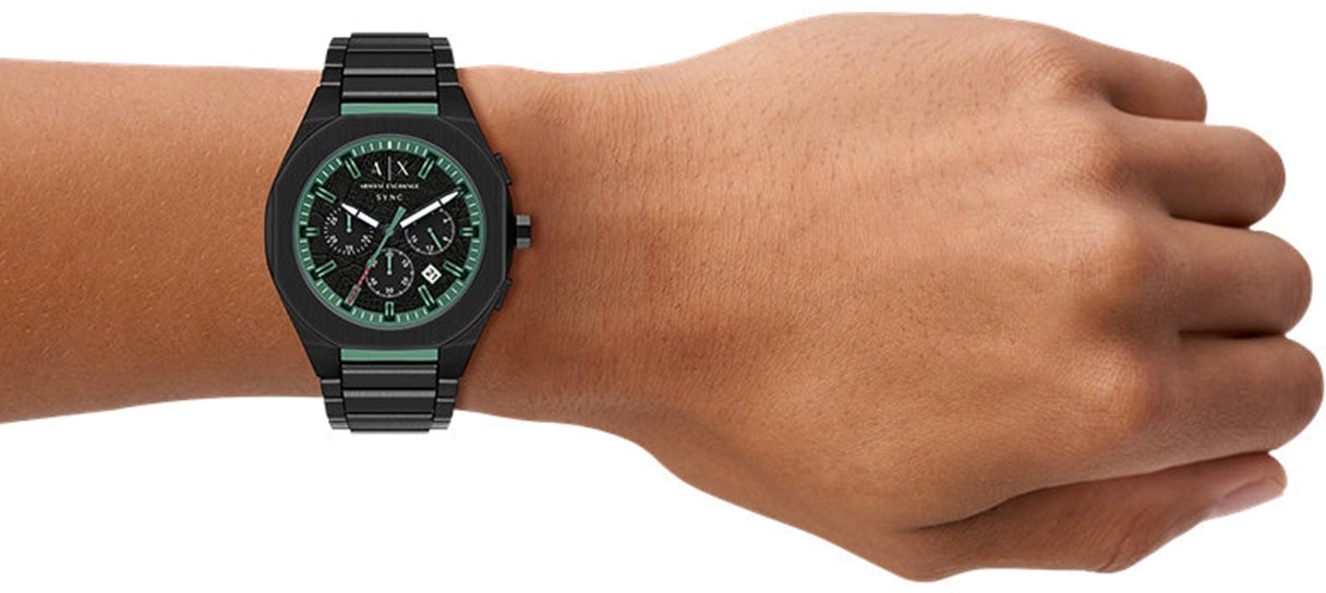 Armani Exchange - Horloge - Zwart Zwart