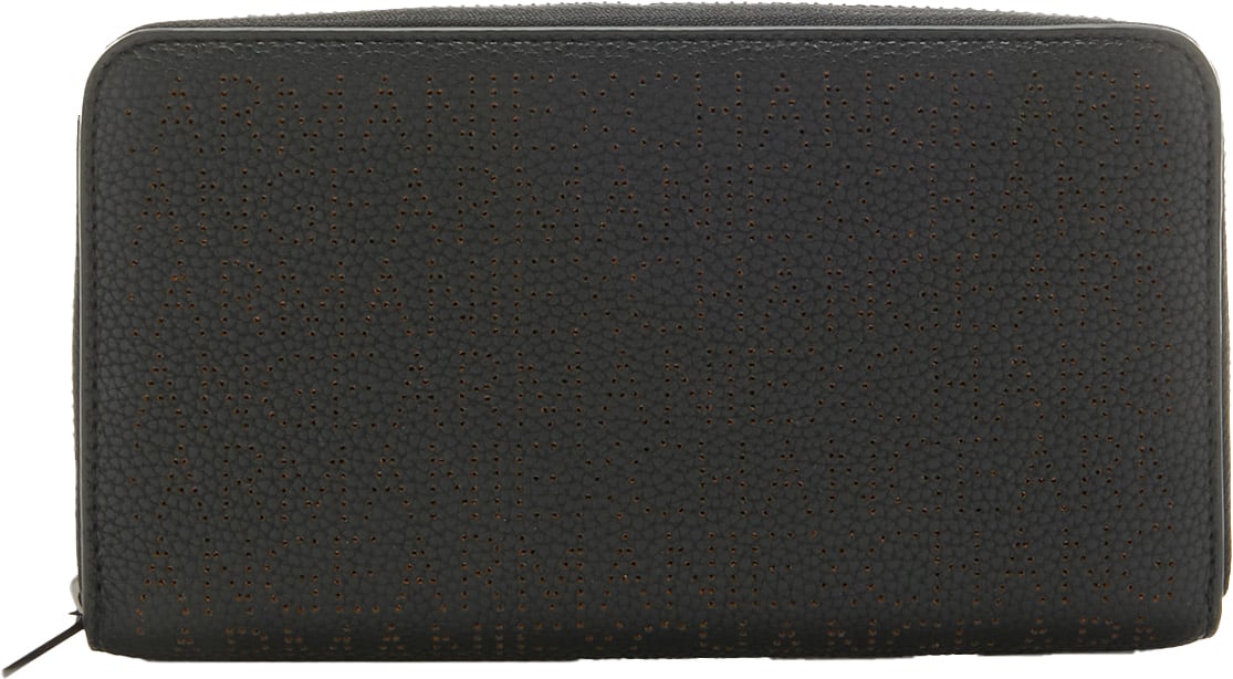 Armani Exchange Zwart Ritsportemonnee Zwart