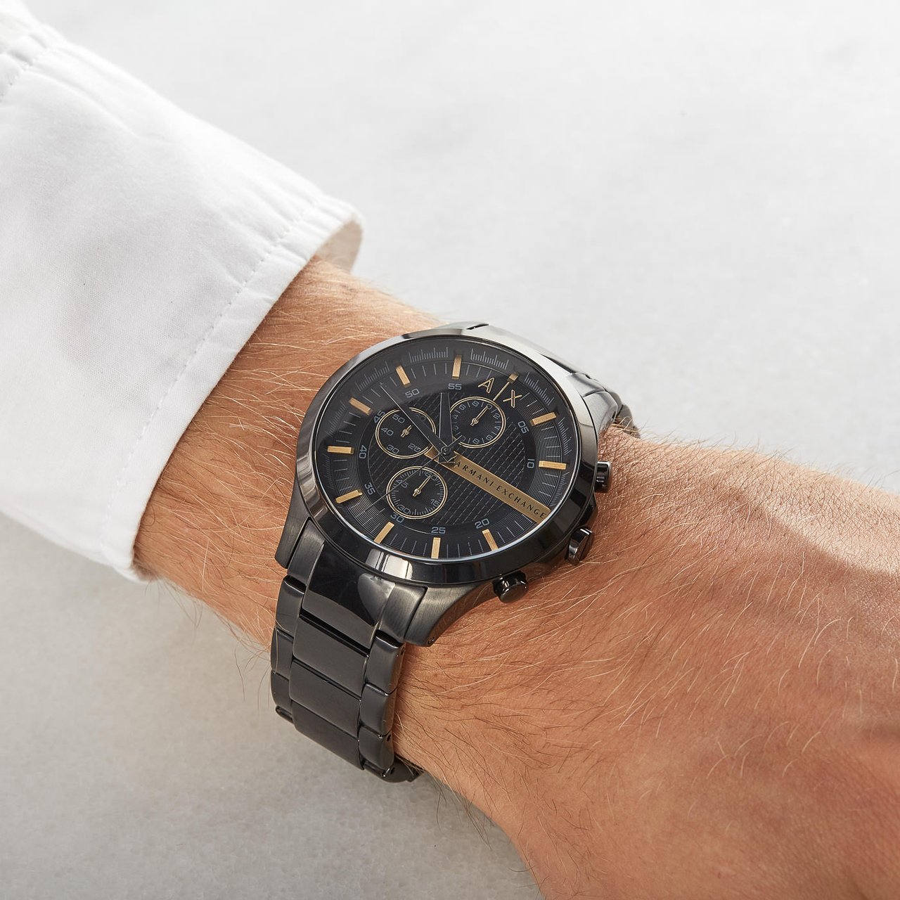 Armani Exchange Hampton Horloge Zwart