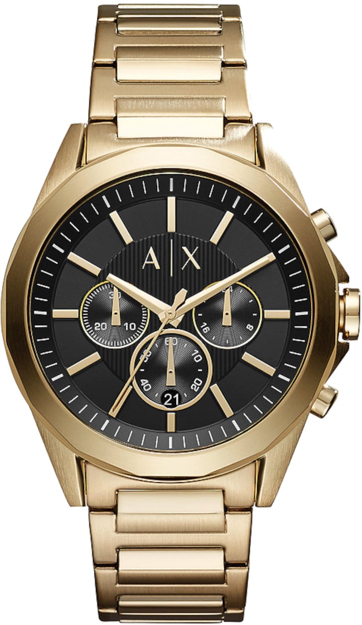 Armani Exchange Drexler Horloge Goud