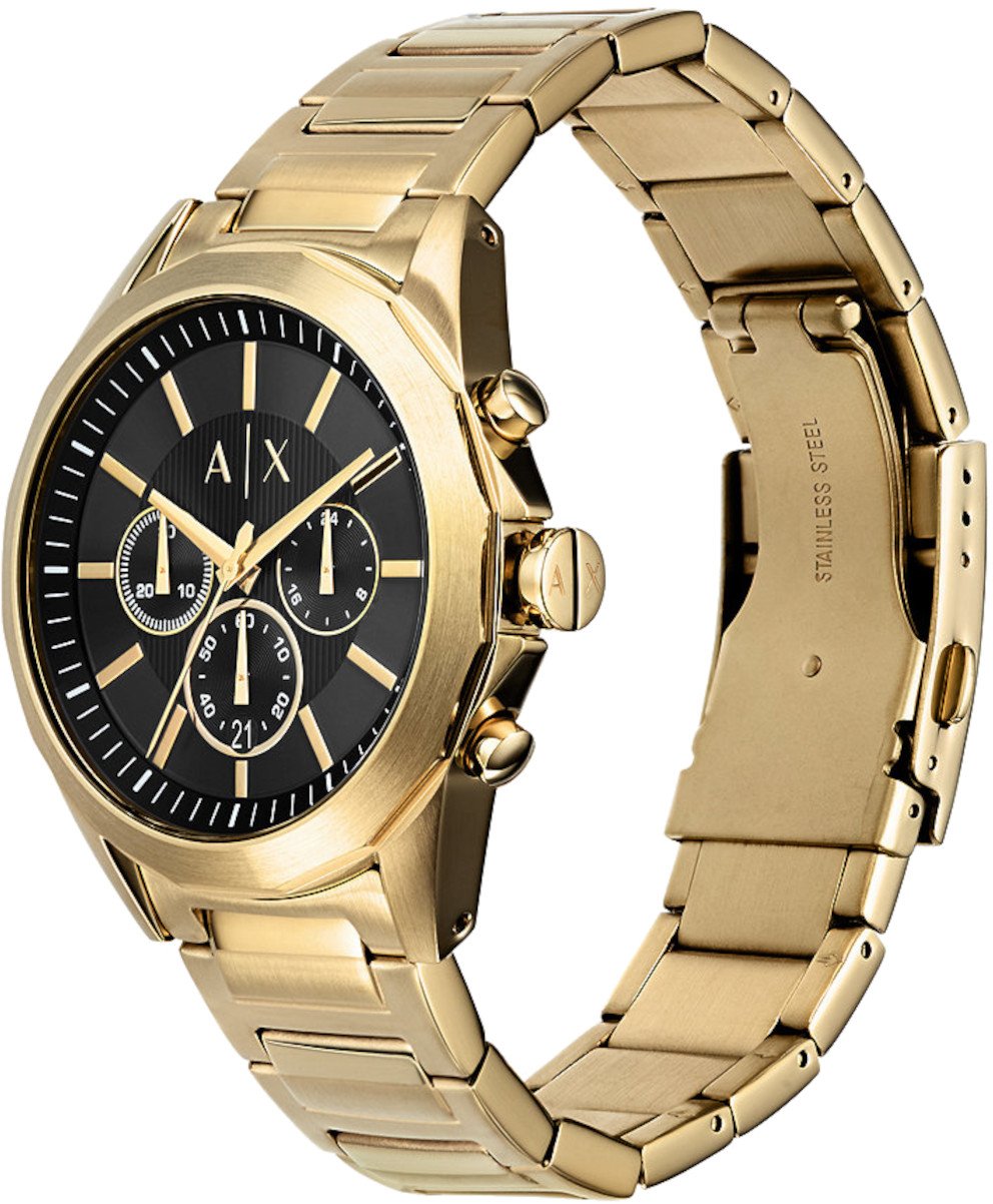 Armani Exchange Drexler Horloge Goud