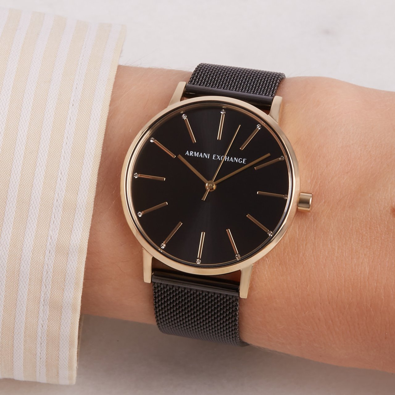 Armani Exchange Lola Horloge Goud