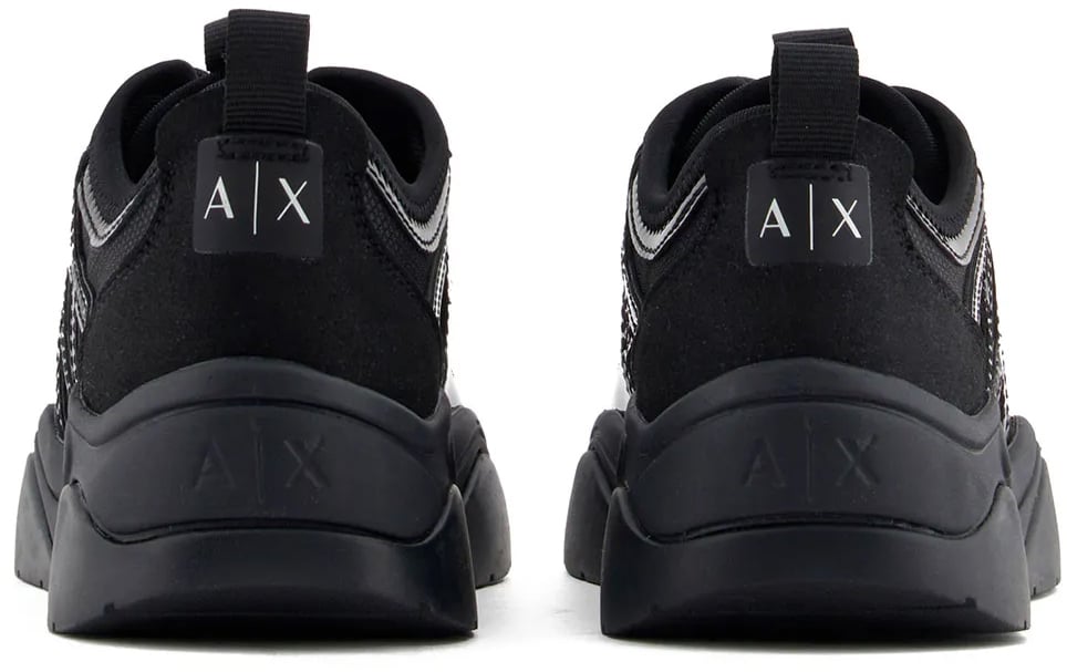 Armani Exchange Sneakers Black Zwart
