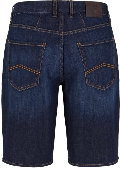 Armani Exchange Trousers Denim Scuro Blauw