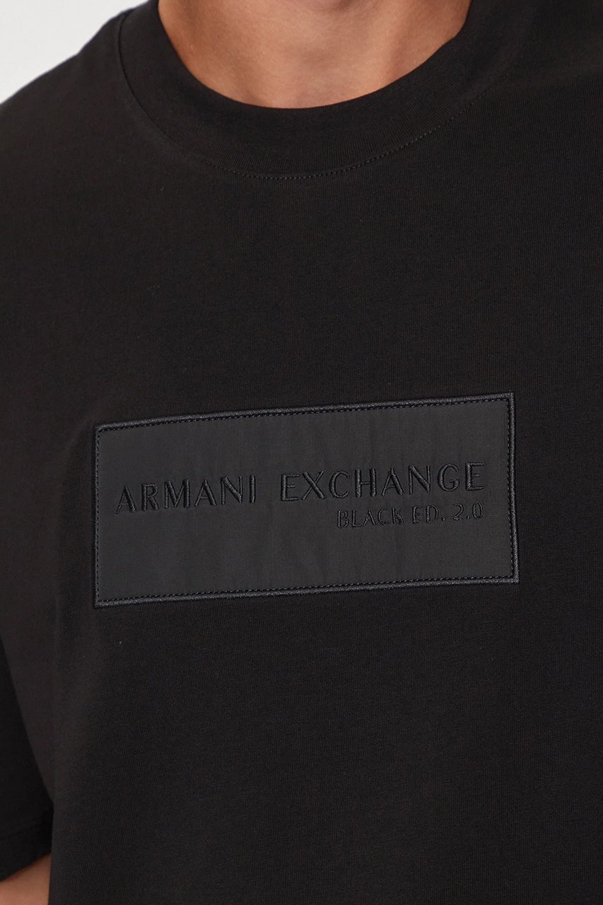 Armani Exchange T-Shirts And Polos Black Zwart