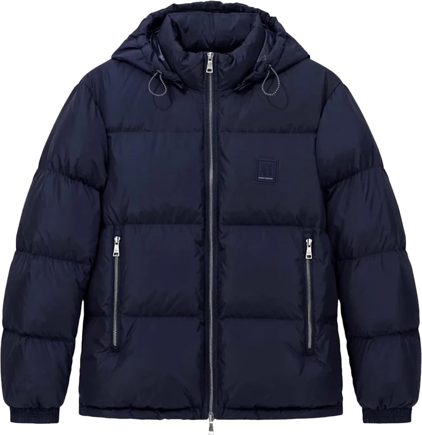 Armani Exchange Coats Blue Blauw