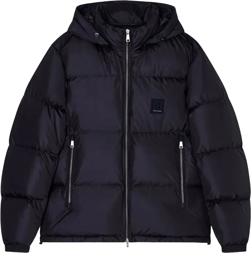 Armani Exchange Coats Black Zwart
