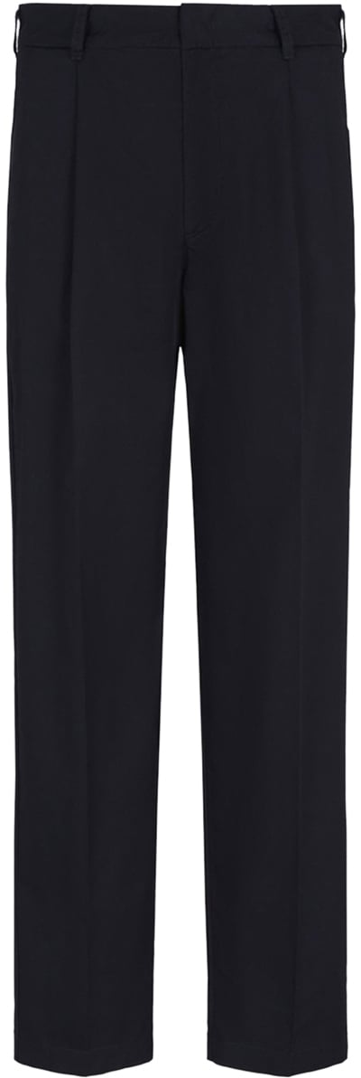 Armani Exchange Trousers Blue Blauw