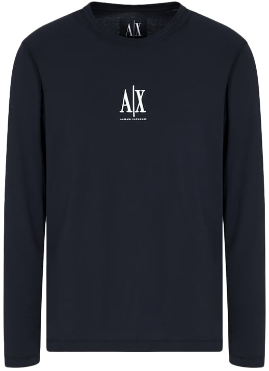 Armani Exchange T-Shirt Blauw