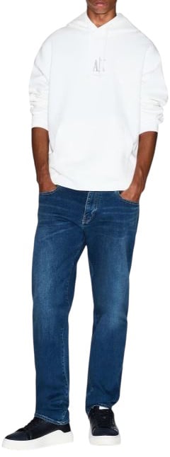 Armani Exchange Hoodie Wit