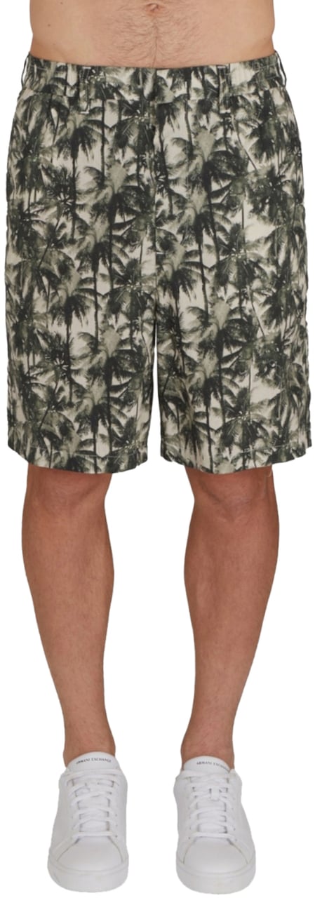 Armani Exchange Trousers Verde Palme Divers
