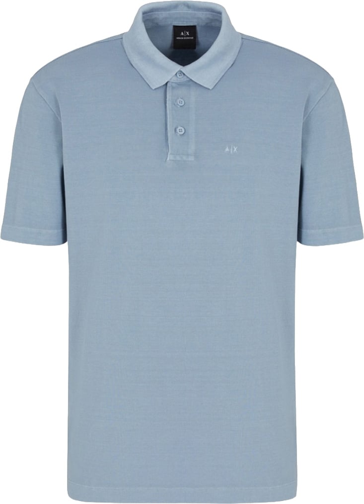 Armani Exchange T-Shirts And Polos Celeste Lichtblauw