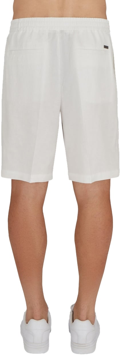 Armani Exchange Trousers White Wit