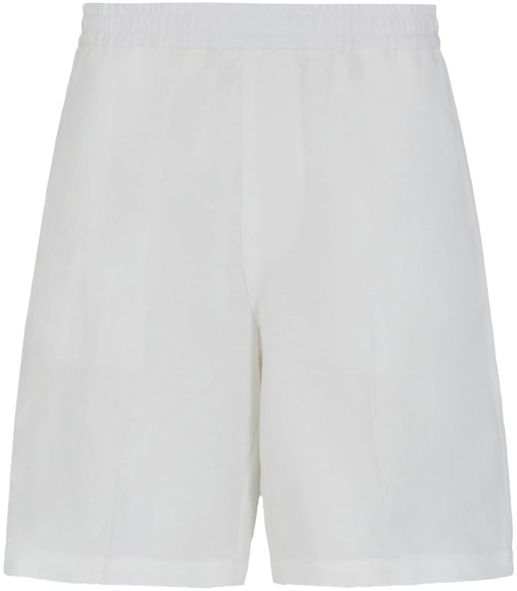Armani Exchange Trousers White Wit
