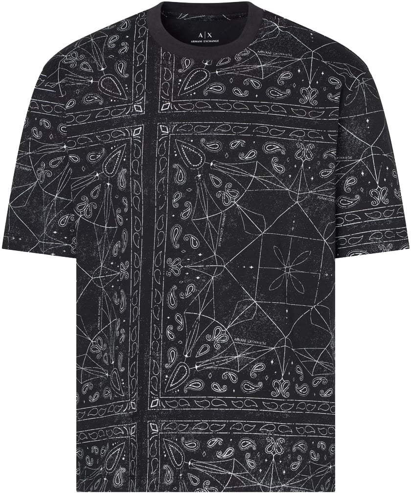 Armani Exchange T-Shirts And Polos Nero Cashmere Divers