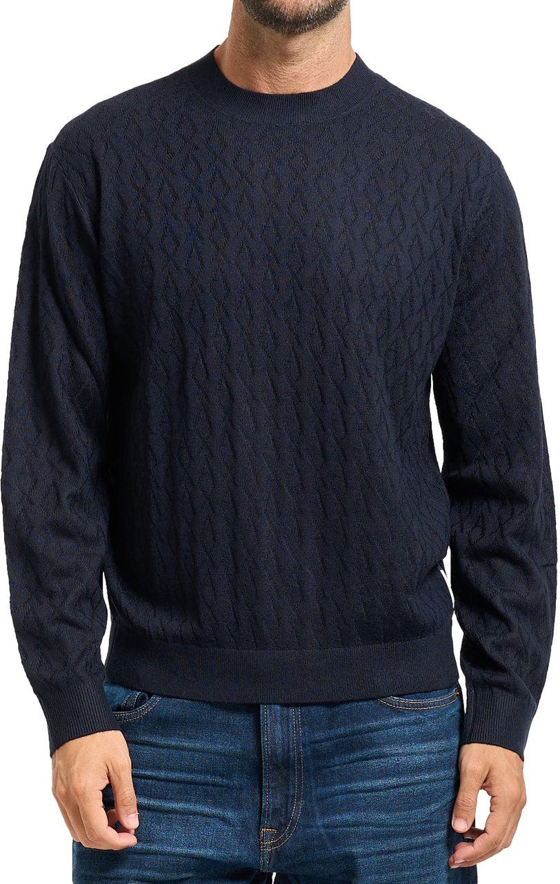 Armani Exchange Sweaters Blue Blauw