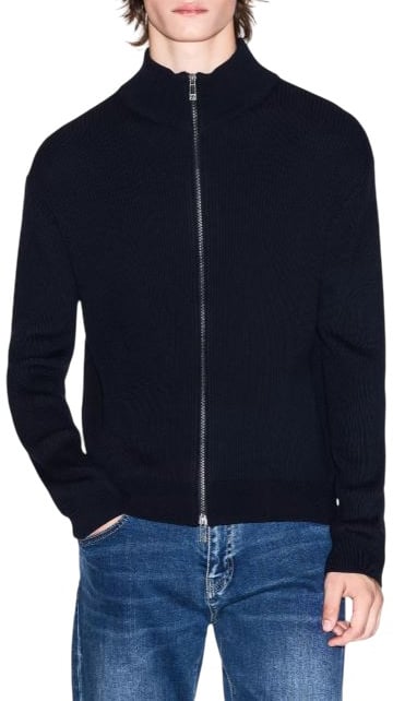 Armani Exchange Cardigan Blauw